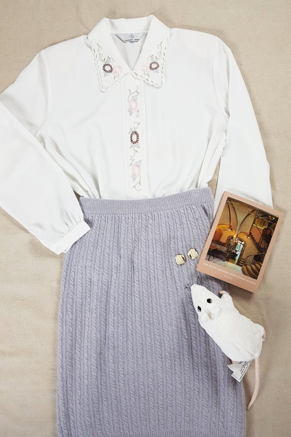 elegant white blouse