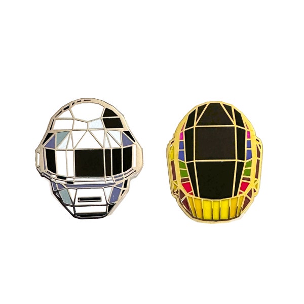 Daft Punk Enamel pin set