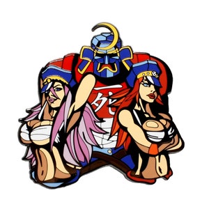 Final Fight Villian  Poison Sodom Roxy  Hard enamel lapel pin