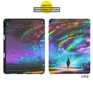 iPad slim lightweight case build-in apple pencil holder soft TPU back cover for iPad Air Pro 13 11 M4 12.9 M4 10.9 10.2 9.7 mini night dream