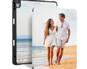 iPad Hülle selbst maßangefertigt Slim Case mit Apple Pencil Inhaber weiche TPU Rückabdeckung für iPad 10.9 9.7 10.2 10.9 Pro 11 12.9 mini 6