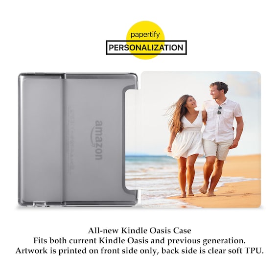 Smart Cover en cuir PU pour  Kindle Oasis, étui folio pour