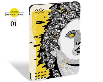 SleepCase for Kindle 12th Gen 6", Paperwhite 12th 7", Paperwhite 11th 6.8", Oasis,Scribe 10.2" & More - Built-In Handle Cover sculpture