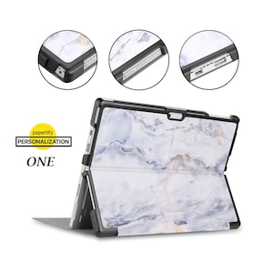 surface tablet case for Microsoft surface go 3 2 1 surface pro x pro 9 8 7 6 5 4 folio stand case compatible with type case marble