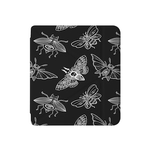 Dormeuse pour Kobo - Dormeuse personnalisée en cuir PU avec support intégré pour Kobo Clara 6" et Libra 7" réveil/sommeil automatiques 2025 noir