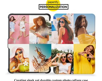 Custom kindle case Photo Collage Leather Case for amazon kindle paperwhite all new kindle 12th oasis paperwhite 12 11 case- Christmas Gift