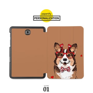 Samsung Galaxy Tab Case  For S10+, S10 Ultra, S9, S9+, S9 Ultra, S9 FE, S8 Ultra, S7, S7 FE, S6, A9, A9+, A8, A7 Lite Personalizable puppy