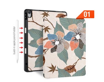 iPad Slim Case Tri-Fold Wireless Charging & Apple Pencil Holder - Fits iPad Pro 13/11 M4, Air M2, Mini, 12.9, 10.9, 10.2, 9.7