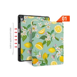 iPad Slim Case Tri-Fold, kabelloses Laden & Apple Pencil Halter - Passend für iPad Pro 13/11 M4, Air M2, Mini, 12.9, 10.9, 10.2, 9.7