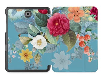 Samsung Galaxy Tab Case - For S11, S10, S9, S9+, S9 Ultra, S9 FE, S8 Ultra, S7, S7 FE, A9, A9+, A8, A7 Lite S6 Flower