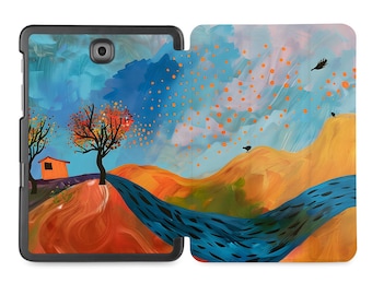 Samsung Tab Case - Custom Gift Leather Galaxy Tabet Cover for S11, S10, S9, S9+, S9 FE S8, S8 Ultra, A11, A9, A9, A8, A7