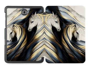 Samsung Tab Case - Custom Gift Leather Galaxy Tabet Cover for S11, S10, S9, S9+, S9 FE S8, S8 Ultra, A11, A9, A9, A8, A7