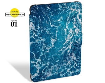 SleepCase for Kindle 12th Gen 6", Colorsoft 7", Paperwhite 12th 7", Paperwhite 11th 6.8", Oasis, Scribe 10.2" & More Handle Cover waves