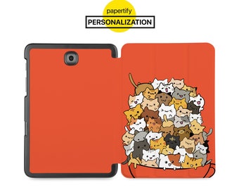 Samsung Galaxy Tab Cover for S11, S11 Ultra, S10+ S10 Ultra, S10 FE, S9 Series, S8 Series, S7, A11, A11+, A9+, A9, A8, A7 animal kitty