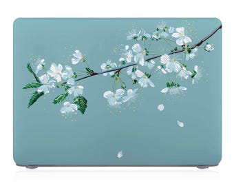 MacBook Case Pro/Air 13", 14", 15", 16" | 2009-2025 M1, M2, M3, M4 | Personalized Hard Shell Cover, Custom Gift Design Cherry Blossom