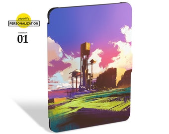 SleepCase voor Kindle 12e generatie 6", Paperwhite 12e 7", Paperwhite 11e 6,8", Oasis, Scribe 10,2" en meer - fantasie ingebouwd handvat