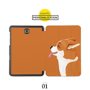 Samsung Galaxy Tab Case  For S10+, S10 Ultra, S9, S9+, S9 Ultra, S9 FE, S8 Ultra, S7, S7 FE, S6, A9, A9+, A8, A7 Lite Personalizable puppy