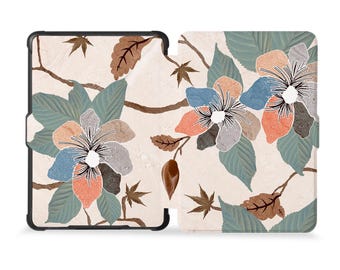 SleepCase for Kindle 12th Gen 6", Colorsoft 7", Paperwhite 12th 7", Paperwhite 11th 6.8", Oasis, Scribe 10.2" & More Handle Cover Leaves