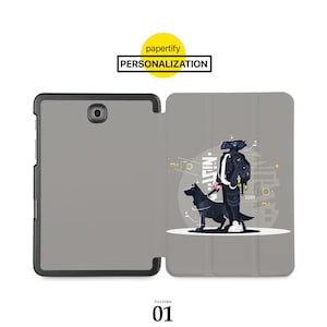 Samsung Galaxy Tablet Case - Custom Leather Galaxy Tab Cover for S10+, S10 Ultra, S9, S9+, S8, S8 Ultra, S7 FE, A9, A8, A7, S6 fantasy