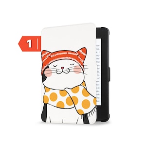 SleepCase for Kindle 12th Gen 6&quot;, Paperwhite 12th 7&quot;, Paperwhite 11th 6.8&quot;, Oasis,Scribe 10.2&quot; & More - Built-In Handle Coverl ovely animal