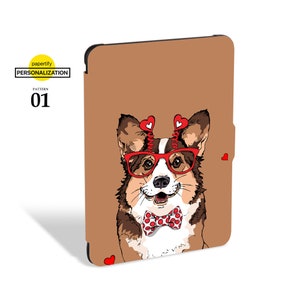 SleepCase for Kindle 12th Gen 6&quot;, Colorsoft 7&quot;, Paperwhite 12th 7&quot;, Paperwhite 11th 6.8&quot;, Oasis, Scribe 10.2&quot; & More Handle Cover puppy