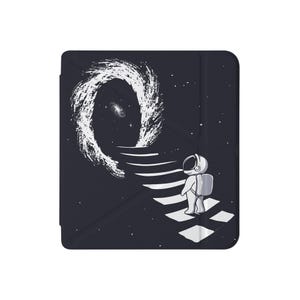 Schlaf Hülle für Kobo - Personalisierte PU-Leder Schlaf Hülle mit eingebautem Ständer für 2025 Kobo Clara 6 "und Libra 7" Auto Wach/Schlaf Astronaut