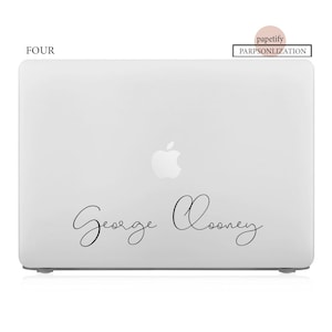 Personalized MacBook Hardshell Matte Case for  pro 16 15 14 13 m1 2022 m2  air 13 Add Your Name or Initials Calligrapher Signature