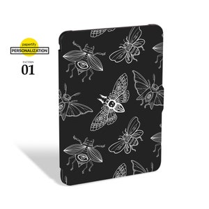 SleepCase pour Kindle 12e génération 6", Colorsoft 7", Paperwhite 12e 7", Paperwhite 11e 6,8", Oasis, Scribe 10,2" et plus Housse de poignée noir