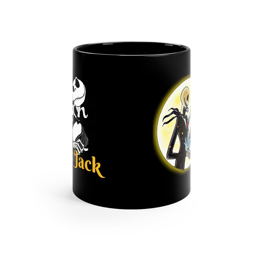 Her Jack Nightmare Before Christmas Jack and Sally11oz Black Etsy