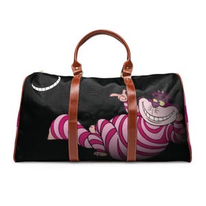 Grinsekatze Alice im Wunderland Wasserdichte Reisetasche