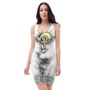 Still Rising: KonvictKitty Designs Wadjet Phoenix theme Egyptian Ank dress