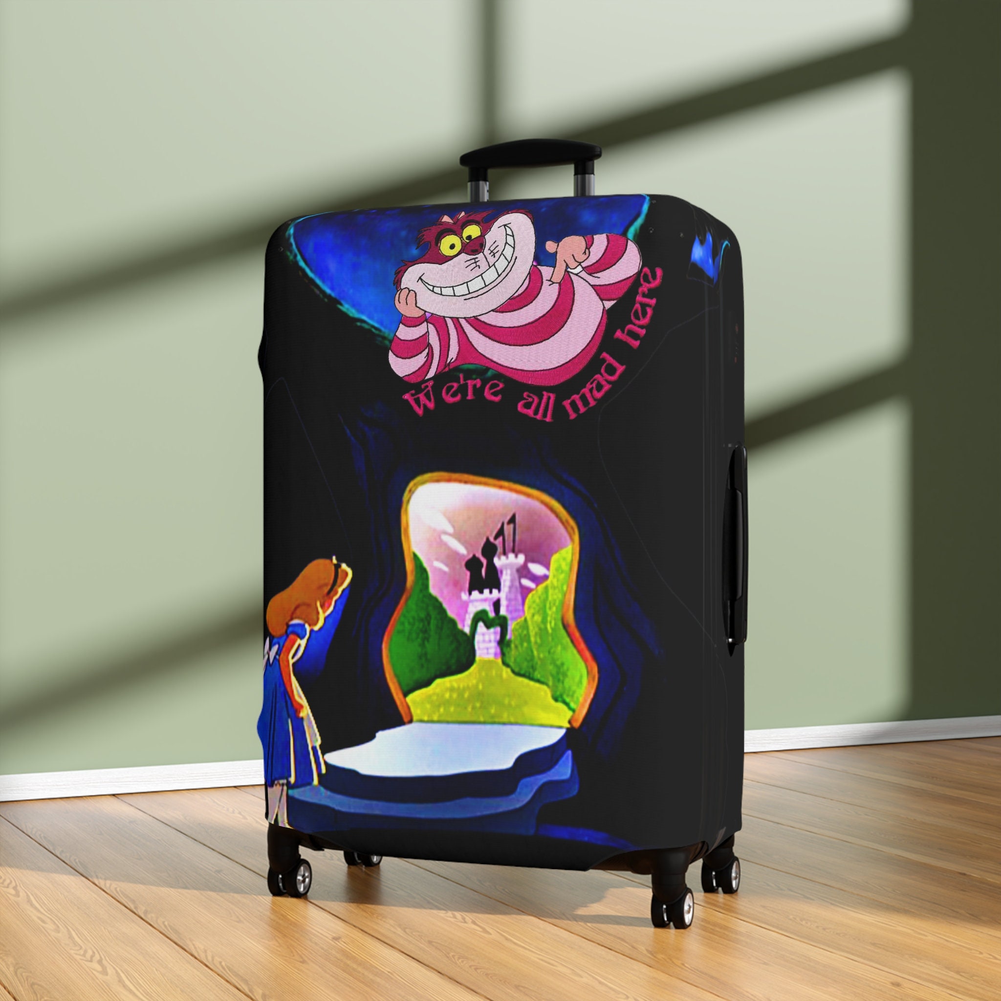 Alice in Wonderland Cheshire cat Luggage Cover