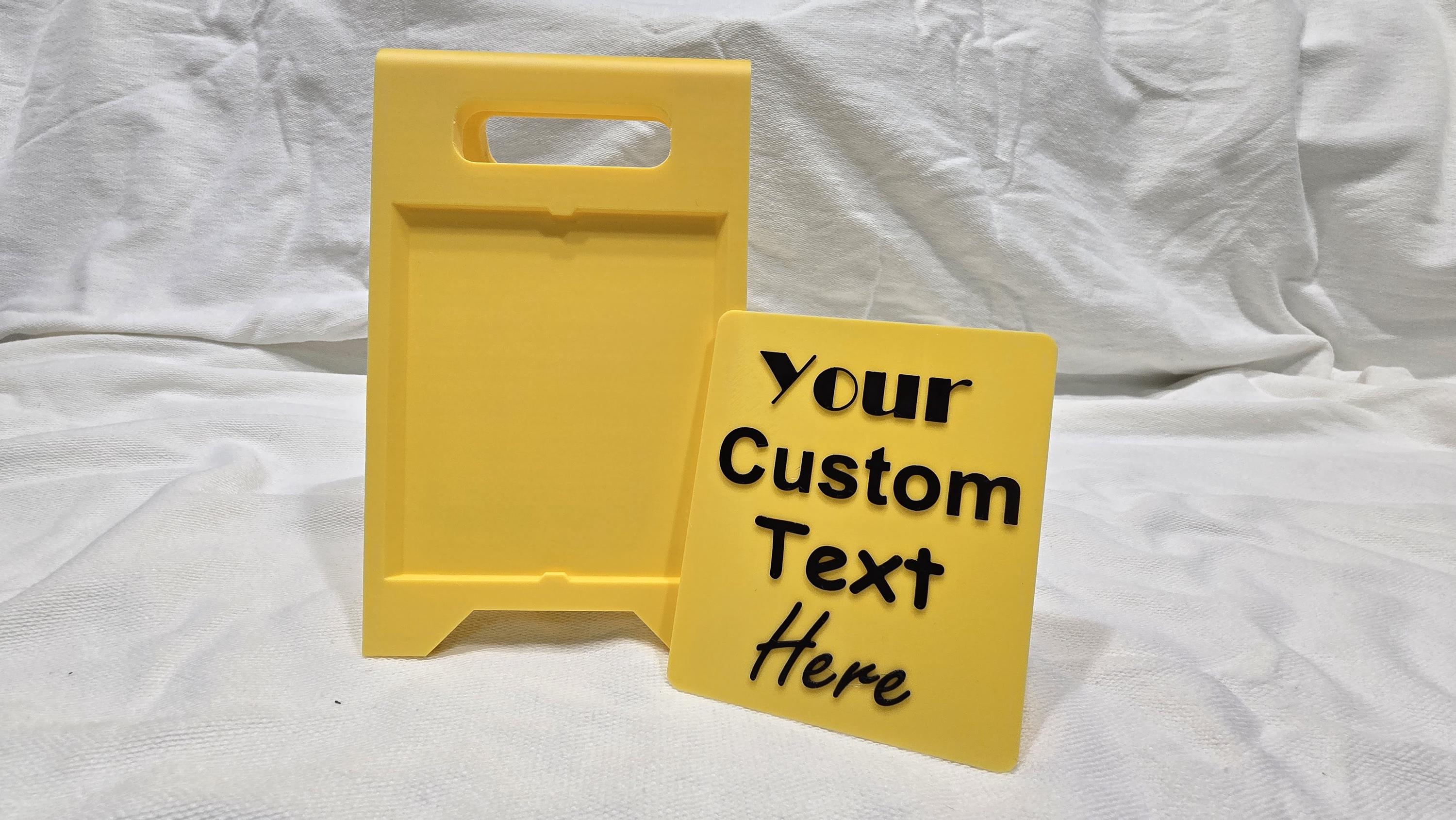 Personalized 3D Message Stand: Double-sided Message Display - Etsy