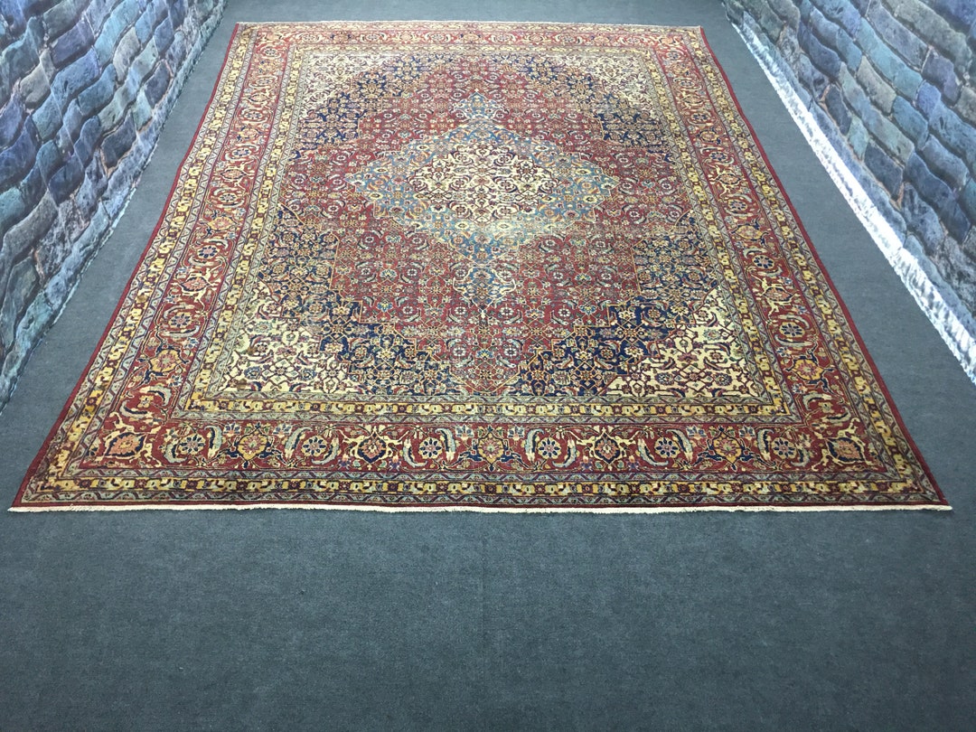 Vintage Turkish Rugclassic Rug 13x9 Oushak Vintage Rug 9 X Etsy UK