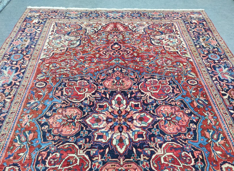 Vintage Antique Rug8x11 Palace Size Rug Living Room Rug Etsy