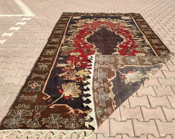 6x11 Turkish rug, Oriental vintage natural rug 7x11 ,Saloon rugs