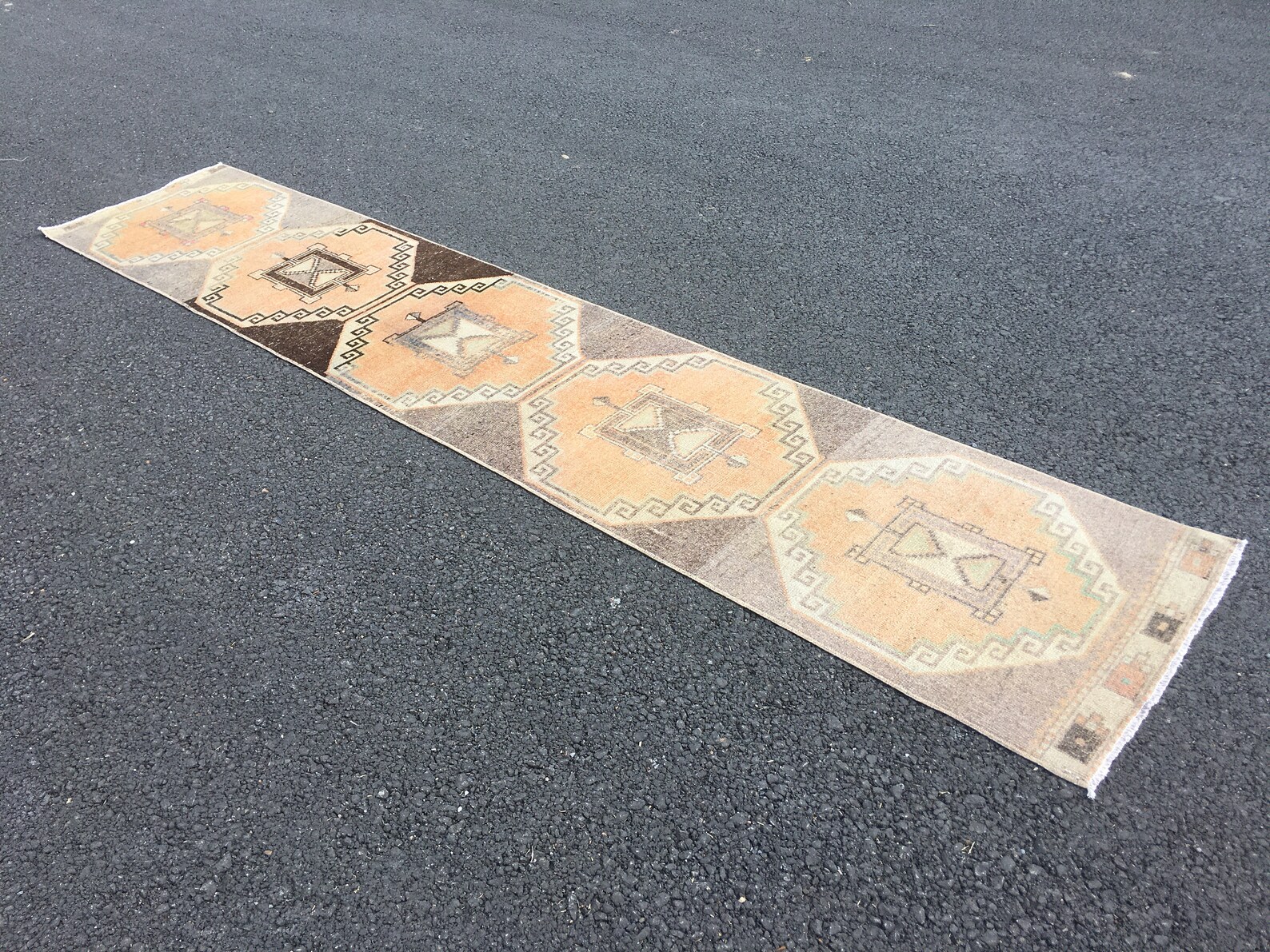 2 x 11 Teppich Läufer schmale Halle Läufer Hand geknotet | Etsy