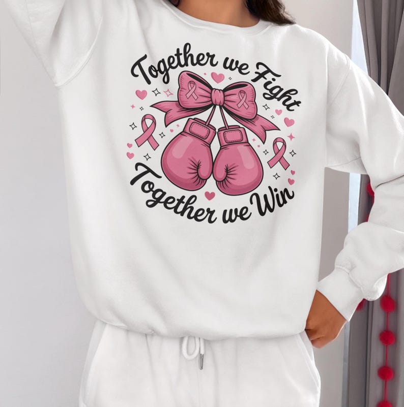 Breast Cancer Awareness PNG: Pink Boxing Gloves Ribbon (digital ...