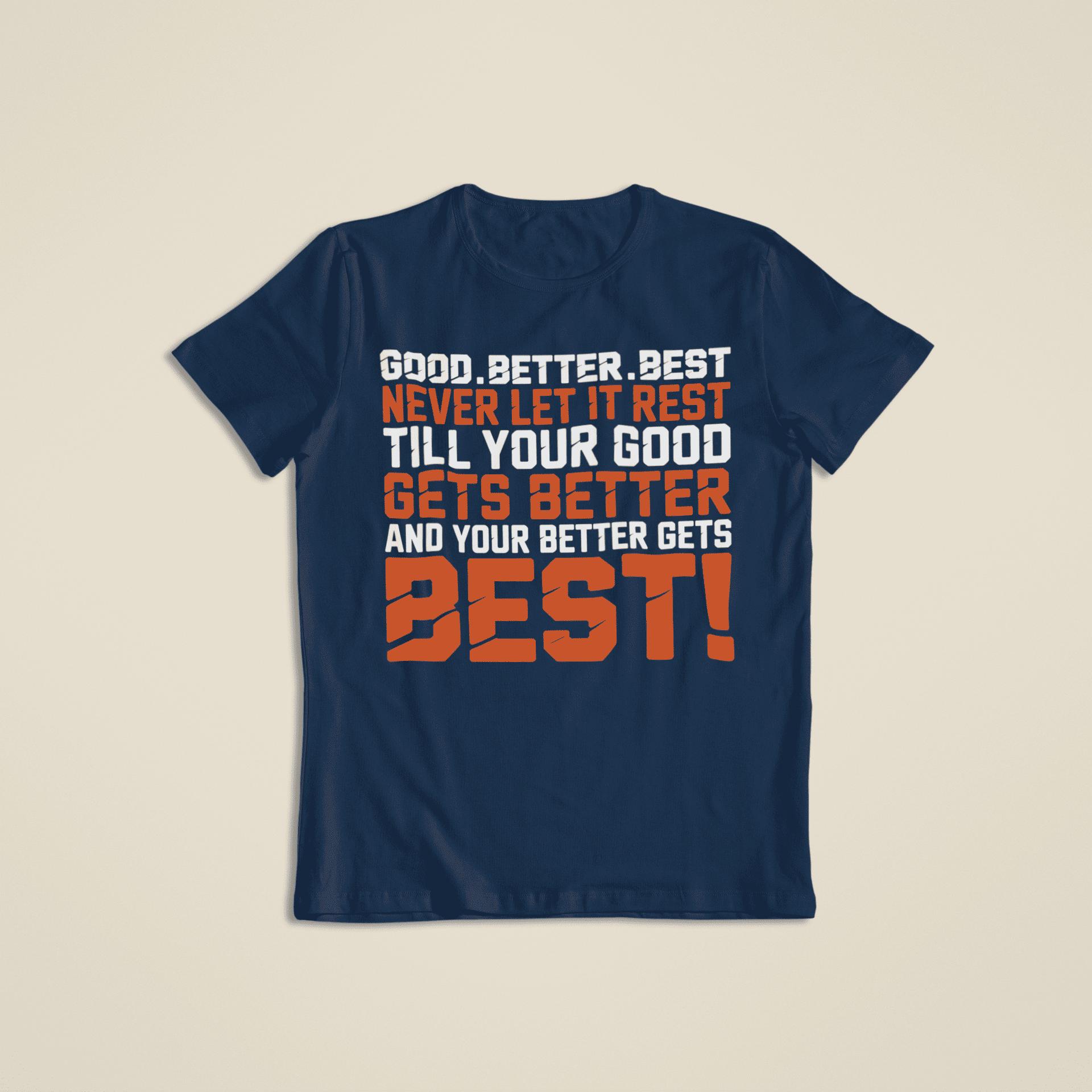 Good Better Bestnever Let It Rest Sublimation Animal Bear Motivational ...