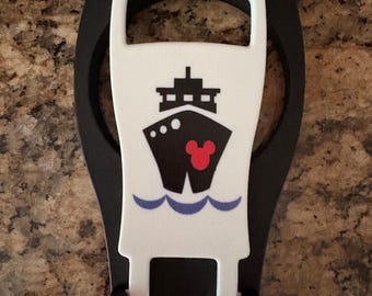 Boat_Red Mickey head Cup Carrier on black