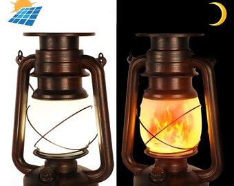 solar lantern with torch effect light or battery lantern 2 modes ( white light and torch light ) with remote and timer