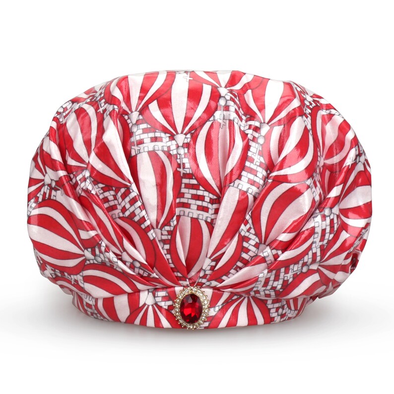 Designer Shower Cap Waterproof Reusable Shower Caps Turban Etsy