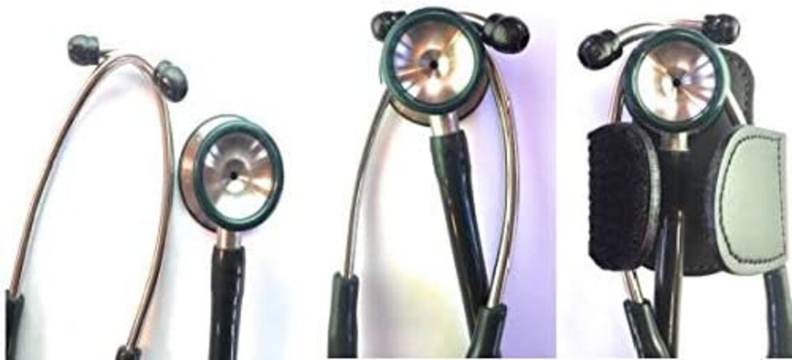 Custom Stethoscope Holder Clip Genuine Leather .Perfect nurse Etsy