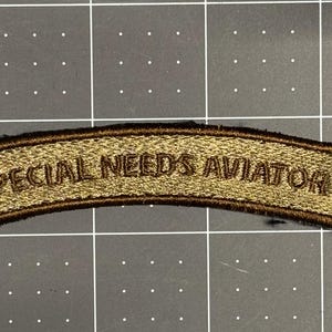 Special Needs Aviator Morale Tab Patch