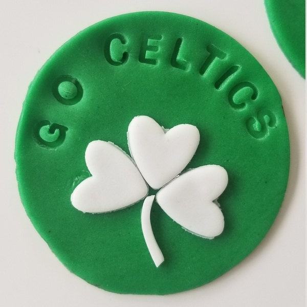 Celtics Cupcake Toppers