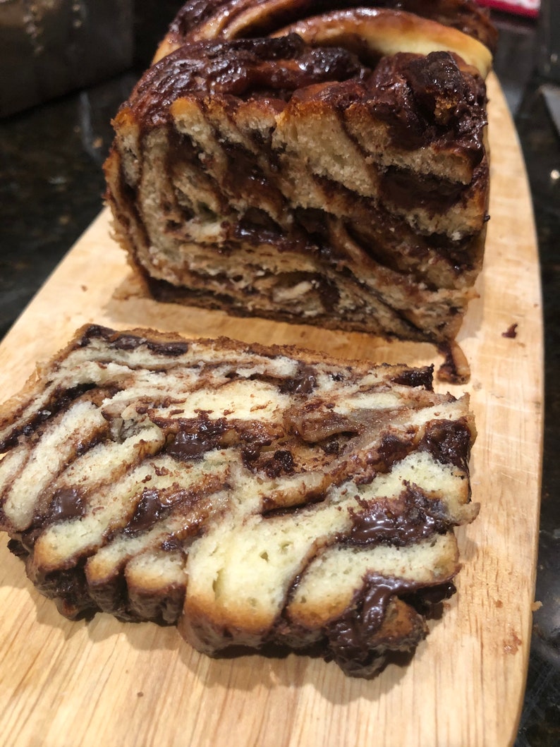 Chocolate or Cinnamon/walnuts/raisins Babka Etsy