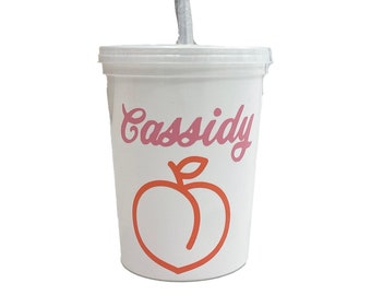 Bachelorette To-Go Cups Savannah Georgia Peach Bachelorette Party Gift