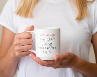 Personalized Photo Mug: Custom Coffee Cup, Birthday Gift