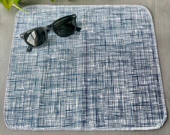 Mens Handkerchief Set, 100% Cotton Flannel,  Reusable Tissues, Mens Accessories, Zero Waste Gift for Him, Fathers Day Gift,