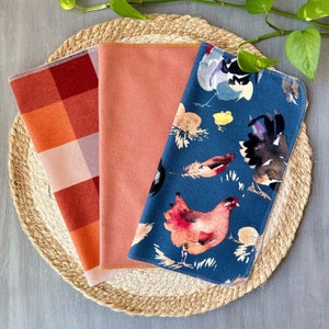 Paperless Paper Towels, Unpaper Towels, Reusable Cloth Towels,  Washable, Flannel Paper Towel, Environmentally Friendly, Set of 12, 12”x11”